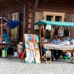 Stoiska z rękodziełem w Miasteczku Galicyjskim.