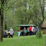 Stragan gastronomiczny na łące